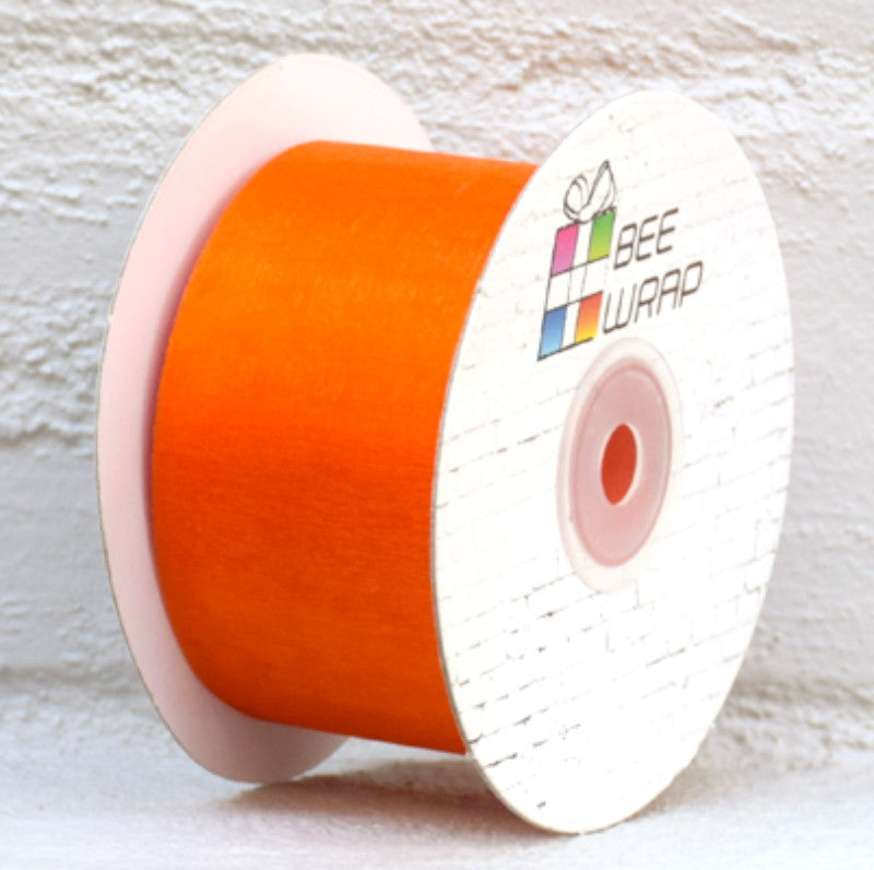 Organza Ribbon -  50mm x 50mtrs ORANGE