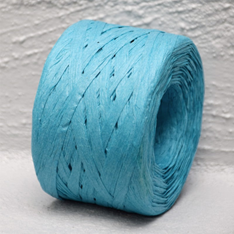 Paper Raffia 4mm x 100mtrs AQUA