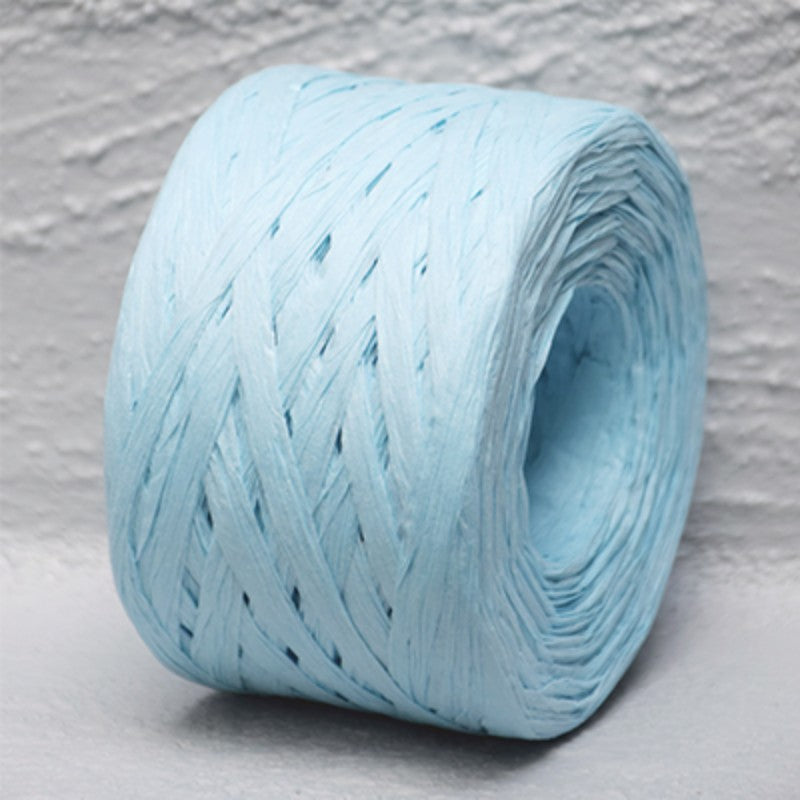 Paper Raffia 4mm x 100mtrs PALE BLUE