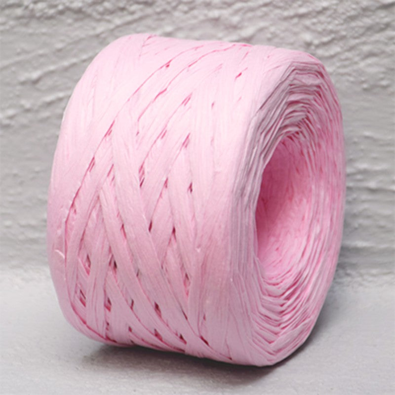 Paper Raffia 4mm x 100mtrs PALE PINK