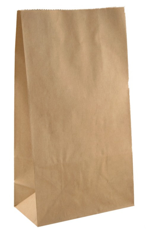 Flat BottomPaper Bag - (500 Bags) 20 x 17 x 10cm