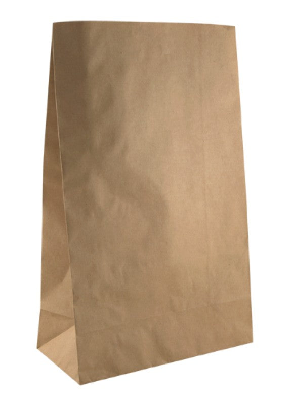 Flat Bottom Supermarket Paper Bags - (500 Bags) 39 x 24cm