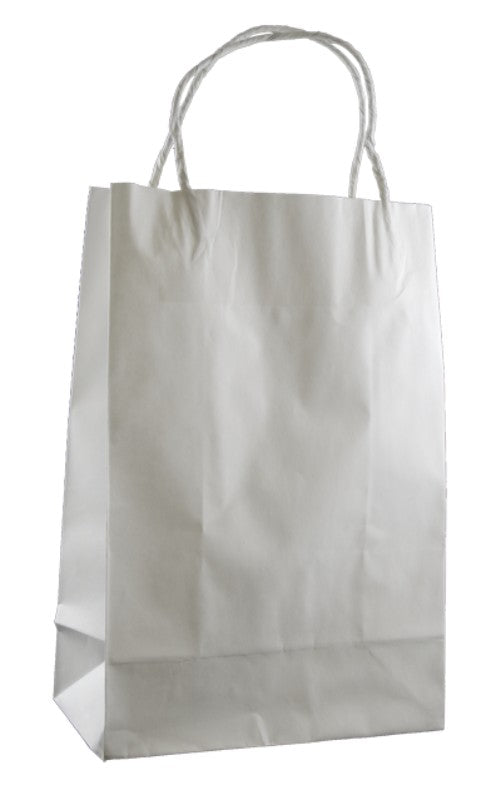 White Paper Bags Kraft Junior- (250 Bags) 29 x 20cm