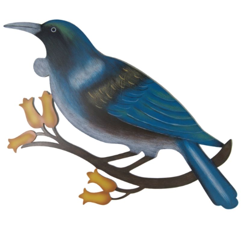 Wall Hanging - Laser Cut Metal Tui (44cm)