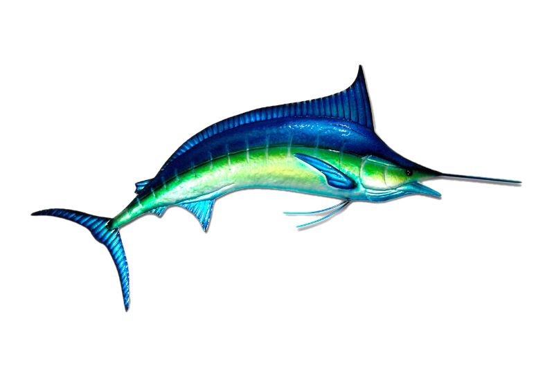 Metal wall hanging - Marlin (96cm)