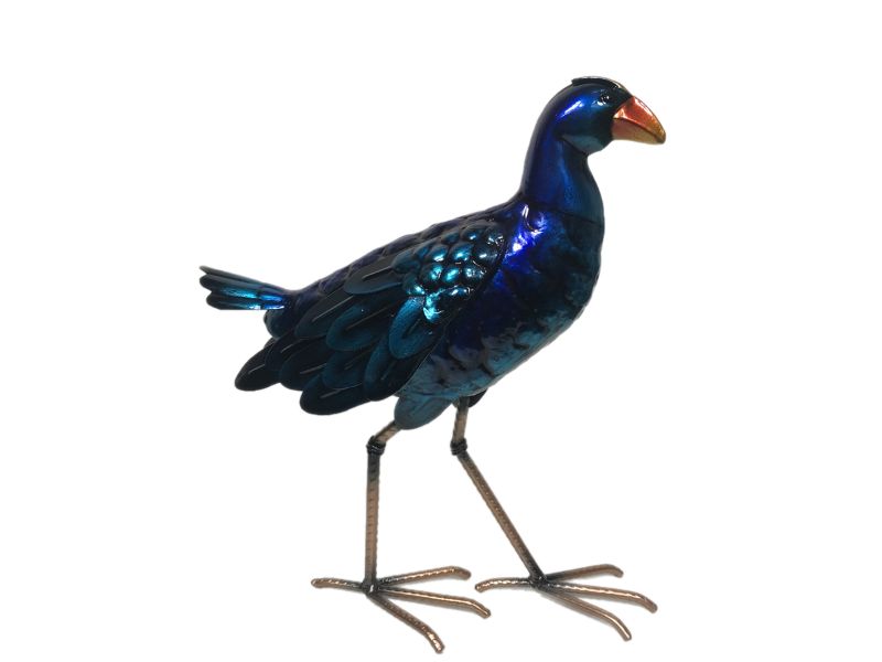 Metal Ornament - Freestanding Pukeko Small (28cm))