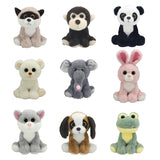 Plush Soft Toys - Assorted Animals Set of 9. Price per Set of 9.