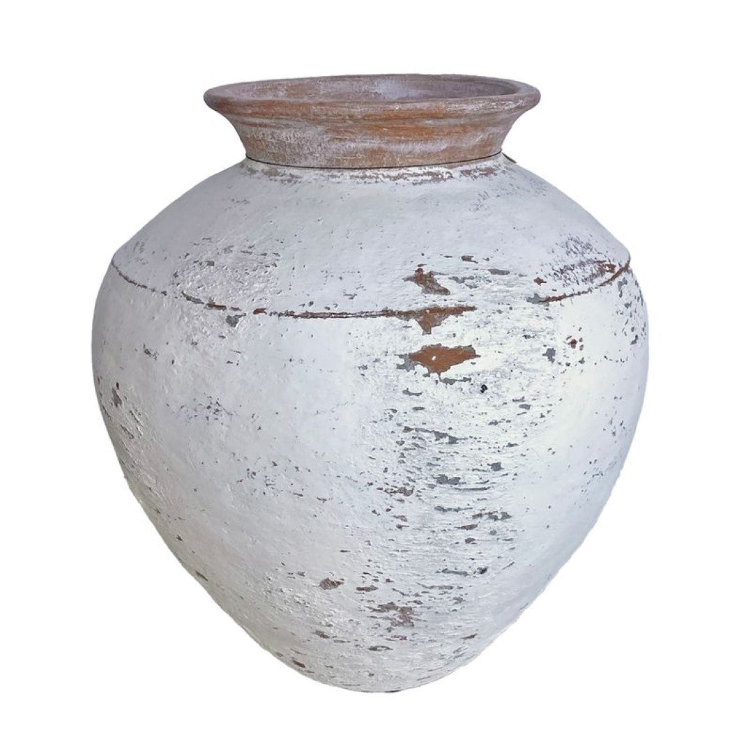 Pot - Sophia White Washed (Medium)