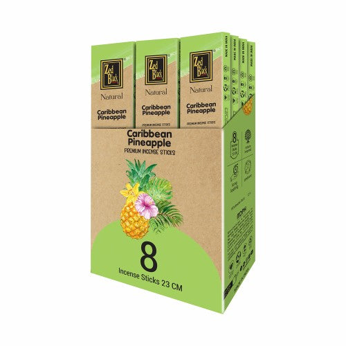 Incense - Zed Black Caribbean Pineapple Incense (Set of 12)