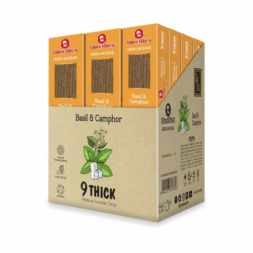 Incense - Blunt Black Basil & Camphor Incense (Set of 12)