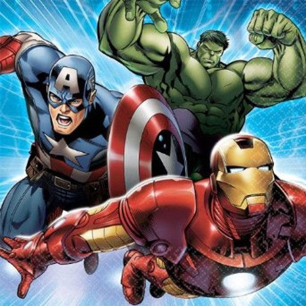 Avengers Beverage Napkin 2 Ply (25cm x 25cm) Pack of 16