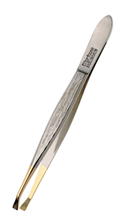 Manicare Triple X Tweezers, Gold Tipped