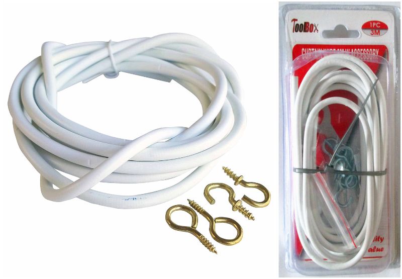 CURTAIN WIRE with ACCESSORY - 3M (12 Units)
