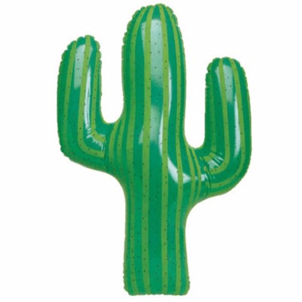 76cm inflatable cactus decoration in vibrant green, perfect for parties and home décor, adds a whimsical desert touch.