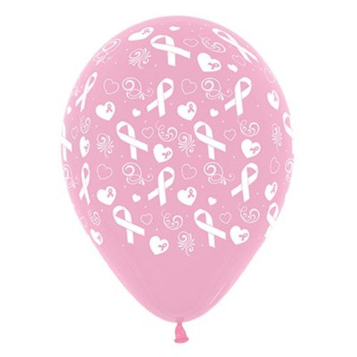 Pack of 6 vibrant 30cm bubblegum pink latex balloons, perfect for birthdays and celebrations.