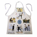 Mr Town Talk Apron set of 3 in vibrant colors, 100% cotton, adjustable neck strap, spacious pockets for cooking essentials.