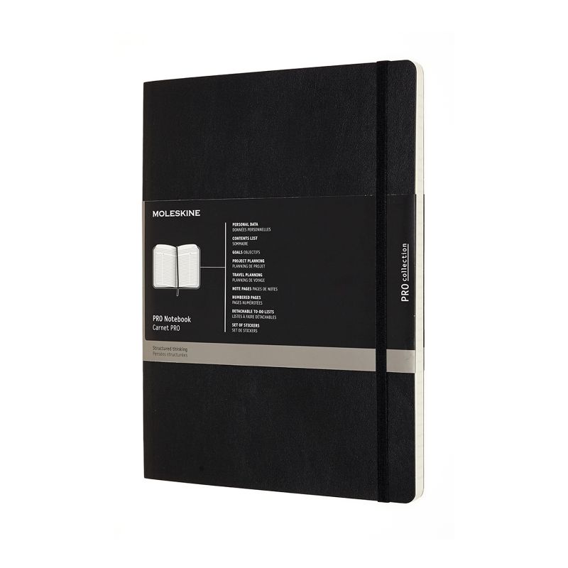 Moleskine Pro Notebook XL Black Soft Cover