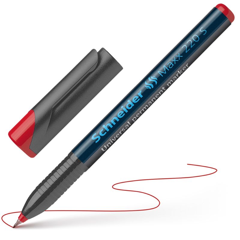 Schneider Permanent Marker Maxx Superfine 220 Red