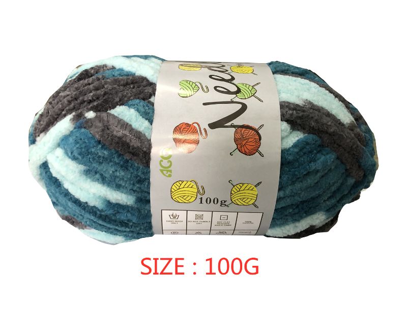 YARN - POLYESTER ACRYLIC 2 TONE  #004 (Set of 6)