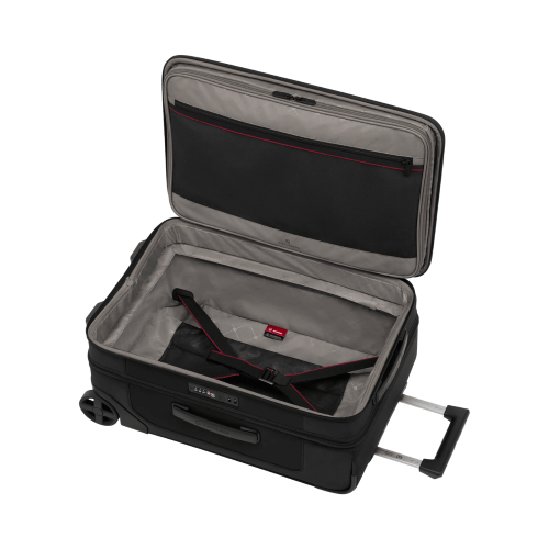 2 Wheel Frequent Flyer Carry On - Werks Traveler 7.0  (Black)