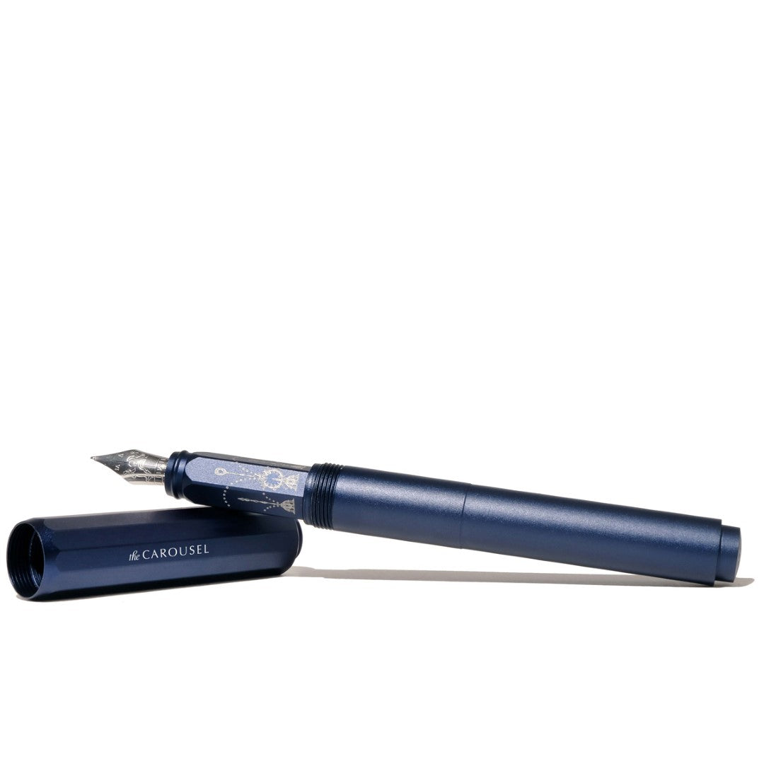 Ferris Wheel Press Fountain Pen Aluminium Carousel Glistening Glass Fine
