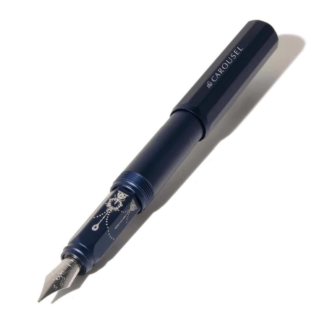 Ferris Wheel Press Fountain Pen Aluminium Carousel Glistening Glass Fine
