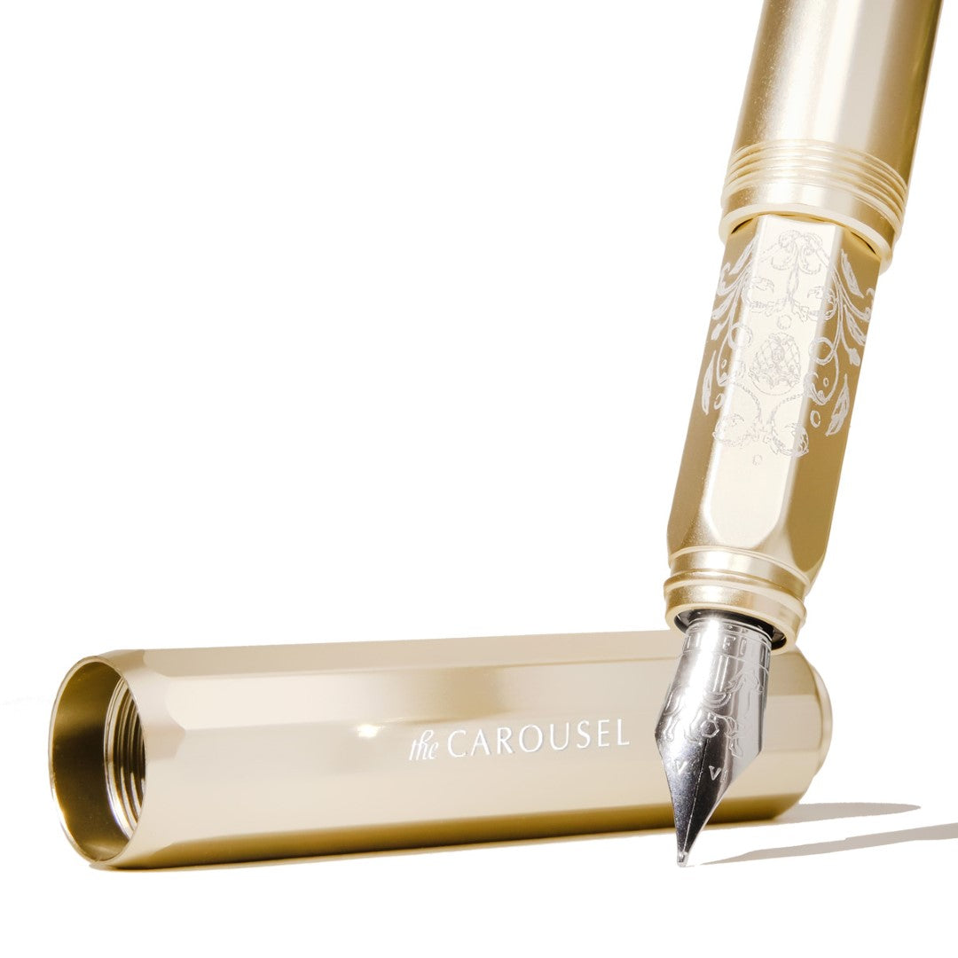 Ferris Wheel Press Fountain Pen Aluminium Carousel Brilliant Beanstalk Fine