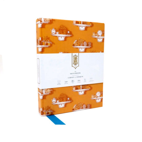 Ferris Wheel Press Sketchbook featuring 240 pages of acid-free paper with an Autumn in Auburn design, perfect for artists.