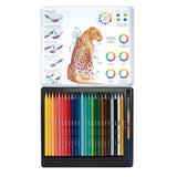 Milan Coloured Pencils Wood Free Water Soluble Set 25 Pieces