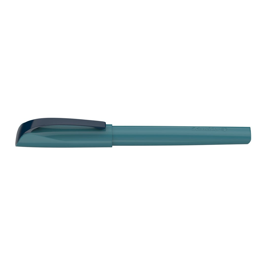 Schneider Fountain Pen Xpect Colour Ocean in elegant ocean blue with a rubber grip and reinforced steel nib for smooth writing.