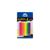 Milan Plastilina Modelling Clay Neon 6 Colours