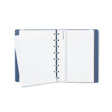 Filofax Notebook A5 Refillable Lined Contemporary Blue Steel