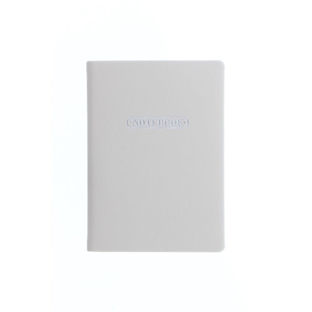 Stylish A6 ruled notebook with pastel cover, 192 fountain pen-friendly pages, and elegant silver gilt edges.