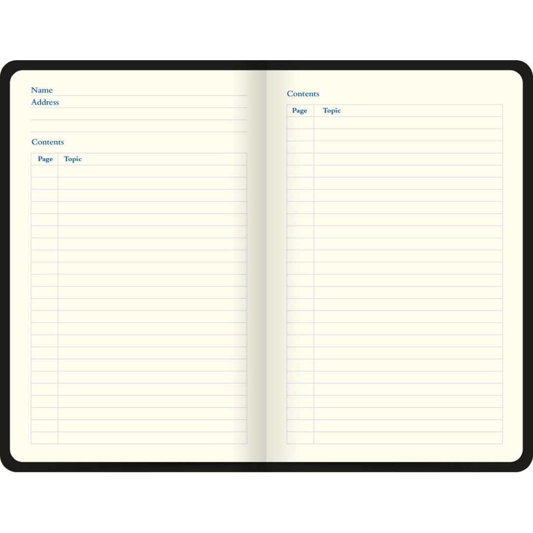 Letts Notebook Ruled Icon Black