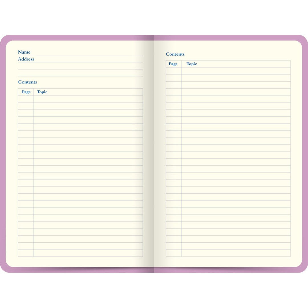 Letts Notebook Ruled Icon Pink