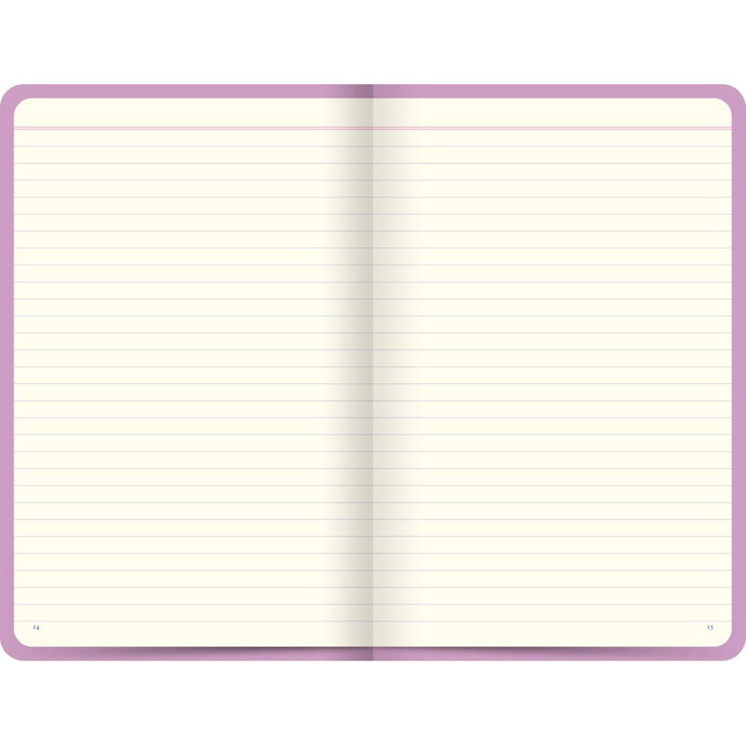 Letts Notebook Ruled Icon Pink