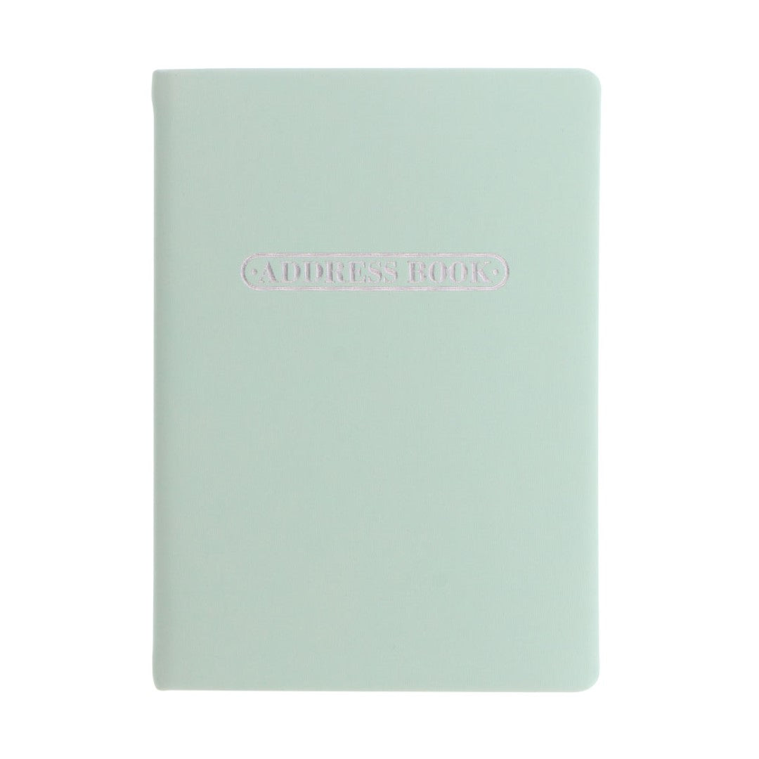 Letts Address Book A6 Pastel Duck Egg