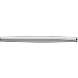 Lamy Studio Fountain Pen in brushed steel with extra fine nib, featuring a unique chrome clip and smooth writing experience.