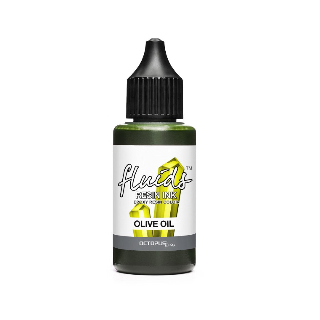 Octopus Fluids Resin Ink Olive Oil Green 30ml