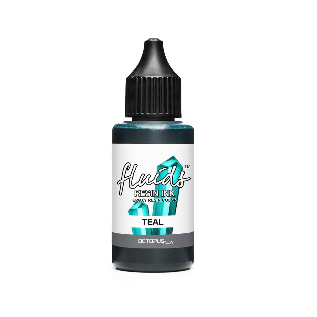 Octopus Fluids Resin Ink Teal Turquoise 30ml