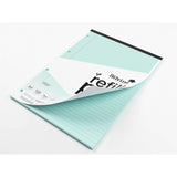 Silvine Tinted Refill Pad A4 8mm Lined with Margin 100 Pages Blue