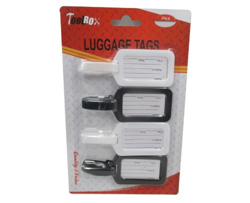 Luggage Tags - Pack Of 4