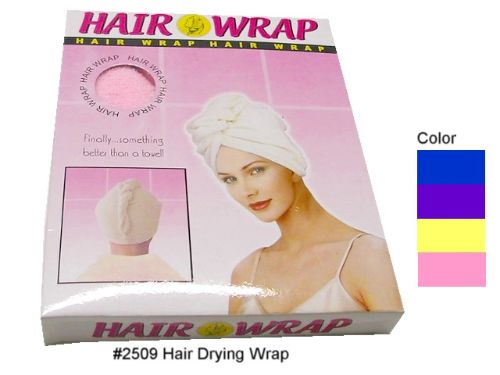 Hair Drying Wrap (Set Of 4 Assorted)