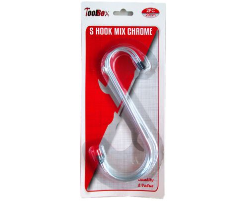 S Hooks 20cm (24pcs)