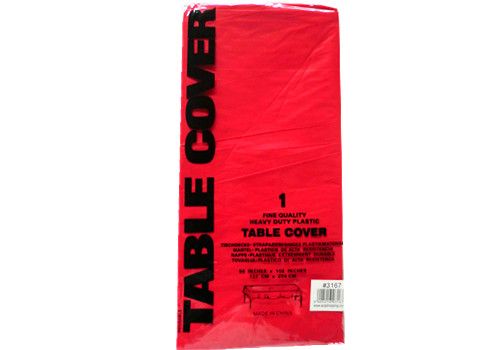 Tablecloth 2.74m Red (Set Of 6)