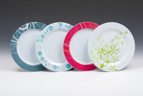 Melamine Bread And Butter Plate - 20cm (Set Of 10 Assorted)