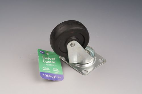Swivel Castor Wheels - Rubber 6cm (Set Of 6)