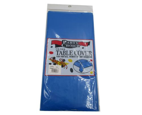 Plastic Tablecloth (Navy Blue)