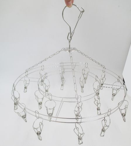 Socks Hangers - Stainless Steel 20 Pegs (Set Of 6)