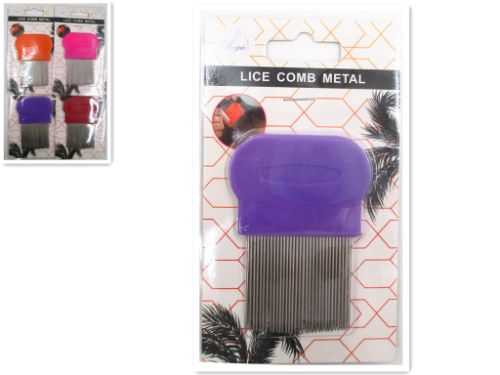 Lice Comb - Metal (Set Of 4 Assorted)